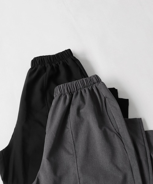 antiqua（アンティカ）の「裾タックパンツ（その他パンツ・レディース・ブラック/グレー・FREE）」の19枚目の写真
