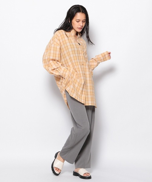 FOREVER 21（フォーエバー トゥエンティーワン）の「イージースラックスパンツ（スラックス・レディース・ブラック/ブラウン/グレー/グリーン・SMALL/MEDIUM/LARGE）」の12枚目の写真