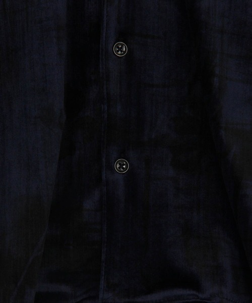 HIDEAWAYS NICOLE（ハイダウェイニコル）の「ハイストレッチ別珍シャツ（シャツ/ブラウス・メンズ・ブラック/ネイビー/ボルドー・LARGE/MEDIUM/X-LARGE）」の11枚目の写真