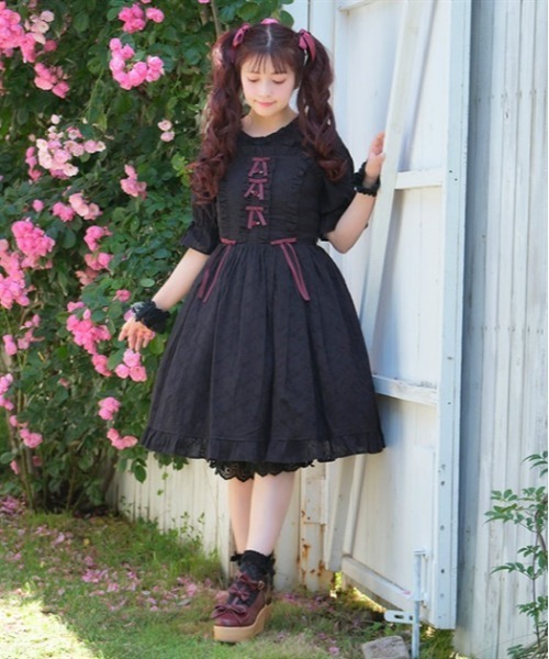 axes femme（アクシーズファム）の「コットンレースジャンスカ