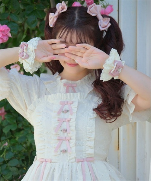 axes femme（アクシーズファム）の「コットンレースジャンスカ