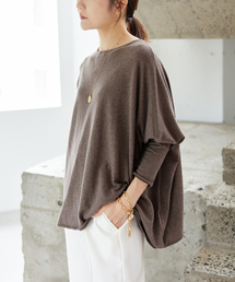 SLOBE IENA | コットンヤクBIG プルオーバー(ニット/セーター)