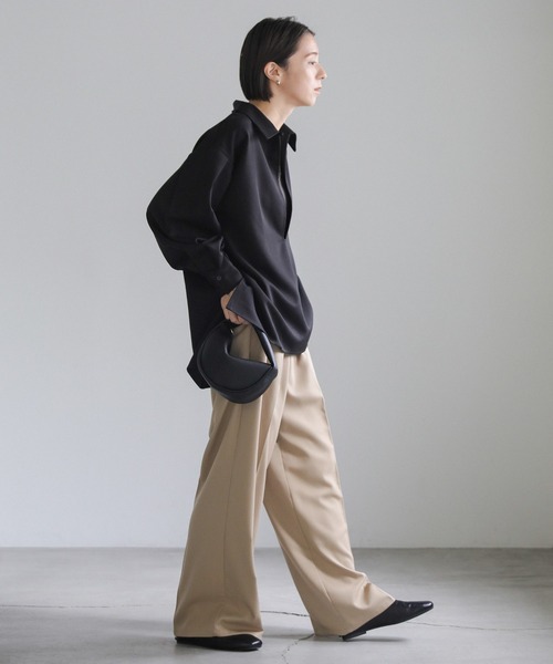 フロントオープンネックシャツ（シャツ/ブラウス）｜select MOCA