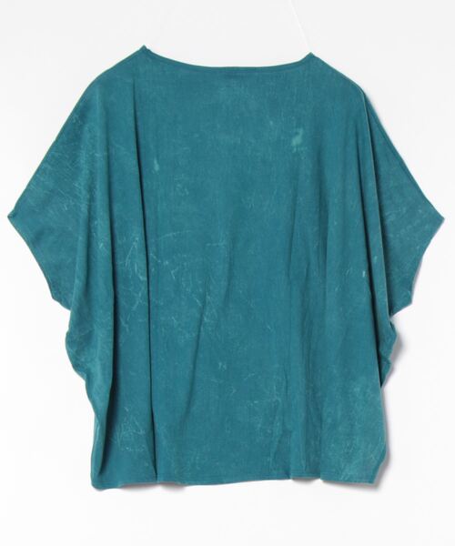 チャイハネ（チャイハネ）の「【チャイハネ】パチドアシッドウォッシュ変形トップス（Tシャツ/カットソー・レディース・ブラック/ブルー/マスタード・FREE）」の4枚目の写真