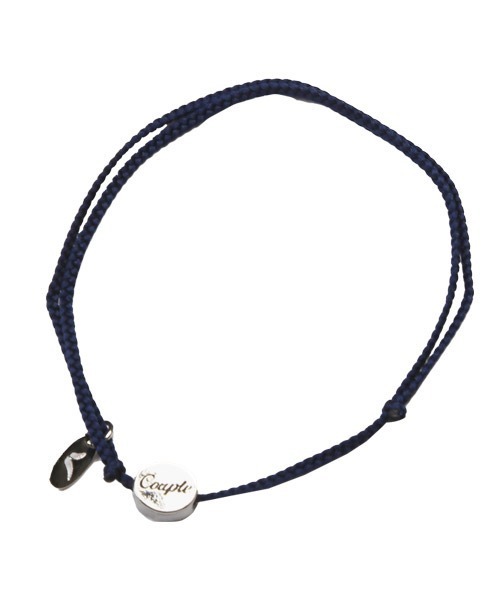 LUXSTYLE(ラグスタイル)の「ロゴラウンドモチーフアンクレット(アンクレット・メンズ・ネイビー/イエロー/ブラック/レッド/ブラウン/グリーン/グレー/グリーン系その他/オレンジ系その他・FREE)」の1枚目の写真