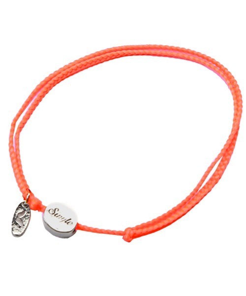 LUXSTYLE(ラグスタイル)の「ロゴラウンドモチーフアンクレット(アンクレット・メンズ・ネイビー/イエロー/ブラック/レッド/ブラウン/グリーン/グレー/グリーン系その他/オレンジ系その他・FREE)」の9枚目の写真