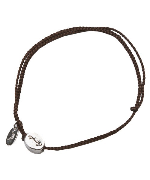 LUXSTYLE(ラグスタイル)の「ロゴラウンドモチーフアンクレット(アンクレット・メンズ・ネイビー/イエロー/ブラック/レッド/ブラウン/グリーン/グレー/グリーン系その他/オレンジ系その他・FREE)」の4枚目の写真