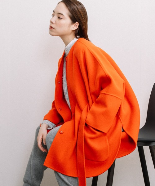 Liyoca（リヨカ）の「【Liyoca】ダブルビーバーベルト付きコート