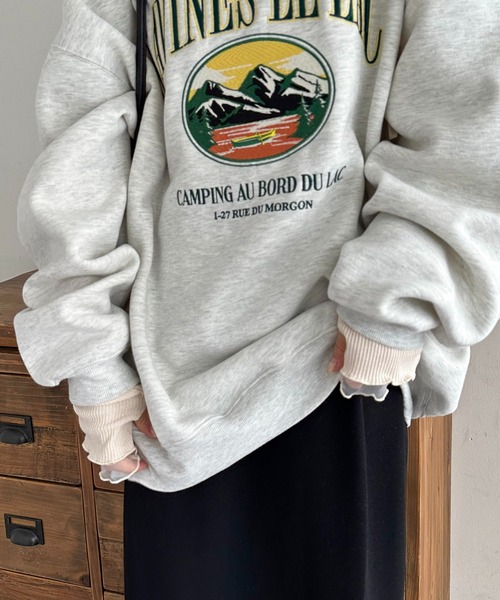 DISCOAT（ディスコート）の「ラメリブシアーアームウォーマー（手袋・レディース・アイボリー/ブラック/バーガンディー・FREE）」の9枚目の写真