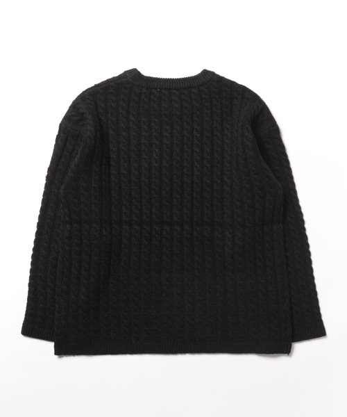 Arnold Palmer（アーノルドパーマー）の「ミニケーブル ニット（ニット/セーター・レディース・ブラック/キャメル・S/L/M）」の16枚目の写真