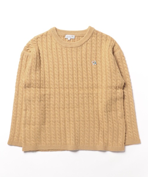 Arnold Palmer（アーノルドパーマー）の「ミニケーブル ニット（ニット/セーター・レディース・ブラック/キャメル・S/L/M）」の17枚目の写真