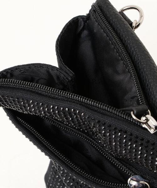 LA BAGAGERIE（ラバガジェリー）の「ラインストーンポシェット（ショルダーバッグ・レディース・ブラック/グレー/シルバー系その他・FREE）」の6枚目の写真