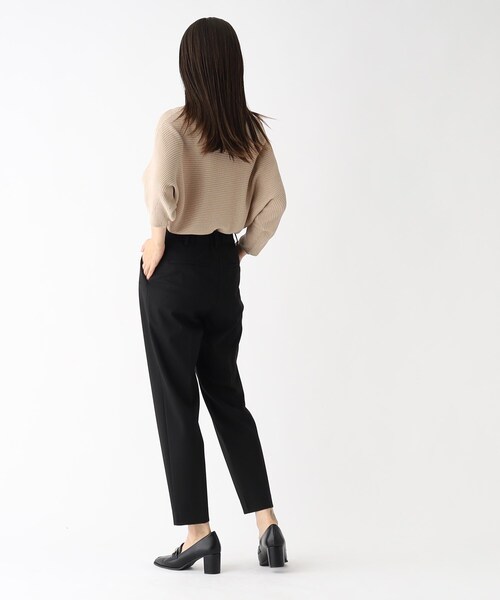 index(インデックス)の「セットアップ対応 ストレッチテーパードパンツ/DELEGANT【洗濯機洗い可/イージーアイロン】(その他パンツ・レディース・ダークグレー/ブラック/ブラック系1/ブルー系その他・38/40/42/36)」の15枚目の写真