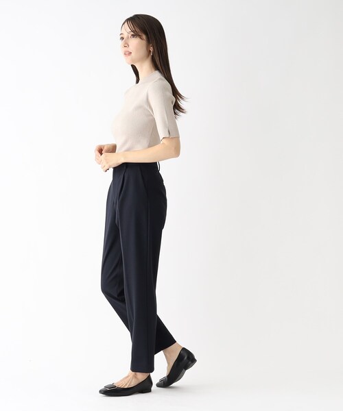 index(インデックス)の「セットアップ対応 ストレッチテーパードパンツ/DELEGANT【洗濯機洗い可/イージーアイロン】(その他パンツ・レディース・ダークグレー/ブラック/ブラック系1/ブルー系その他・38/40/42/36)」の21枚目の写真