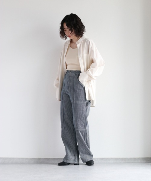 cepo(セポ)の「ペインターパンツ(デニムパンツ・レディース・ワンウォッシュ/ブラック/ネイビー・L/M/S)」の20枚目の写真