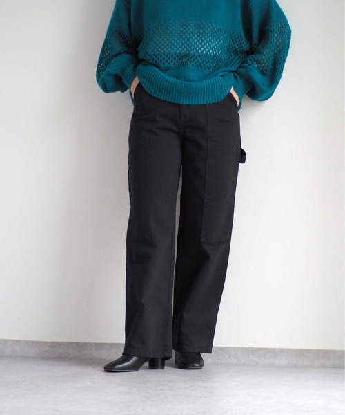 cepo(セポ)の「ペインターパンツ(デニムパンツ・レディース・ワンウォッシュ/ブラック/ネイビー・L/M/S)」の4枚目の写真