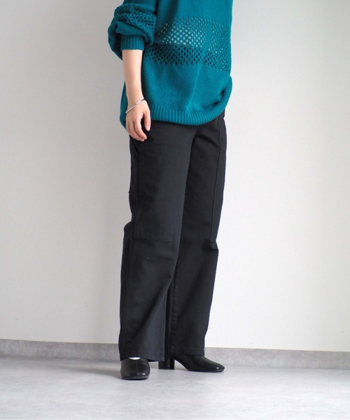 cepo(セポ)の「ペインターパンツ(デニムパンツ・レディース・ワンウォッシュ/ブラック/ネイビー・L/M/S)」の5枚目の写真