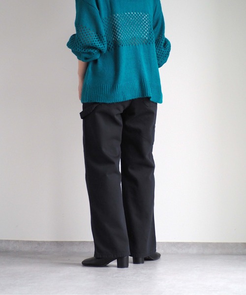 cepo(セポ)の「ペインターパンツ(デニムパンツ・レディース・ワンウォッシュ/ブラック/ネイビー・L/M/S)」の8枚目の写真