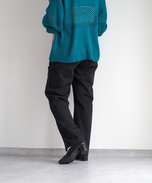 cepo(セポ)の「ペインターパンツ(デニムパンツ・レディース・ワンウォッシュ/ブラック/ネイビー・L/M/S)」の9枚目の写真