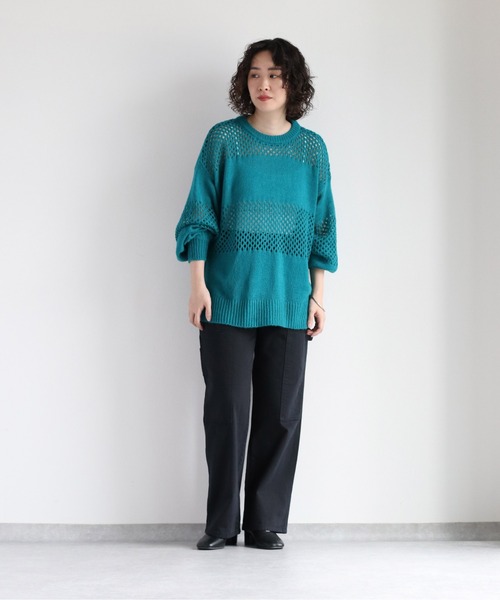 cepo(セポ)の「ペインターパンツ(デニムパンツ・レディース・ワンウォッシュ/ブラック/ネイビー・L/M/S)」の11枚目の写真