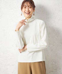 メロークシュタートルネック起毛Tシャツ
