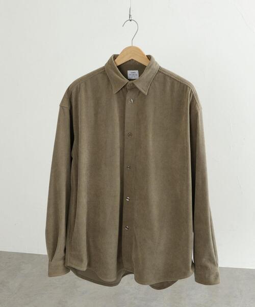 coen（コーエン）の「ビッグシルエットコーデュロイシャツジャケット（シャツ/ブラウス・メンズ・ブラック/ベージュ・S/M/L/XL）」の19枚目の写真