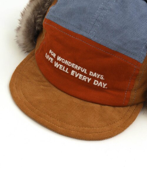 BREEZE(ブリーズ)の「フライトキャップ(ハット・キッズ・レインボー/ブラック/カーキ・50/54/58)」の9枚目の写真