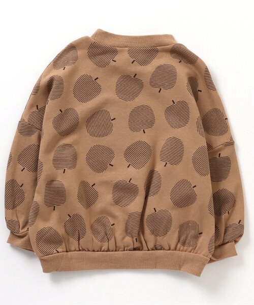 BREEZE（ブリーズ）の「【リンクコーデ可能】総柄トレーナー（スウェット・キッズ・ワインレッド/アイボリー/サックスブルー/キャメル/ブラック・110/140/90/100/130/120/80）」の11枚目の写真