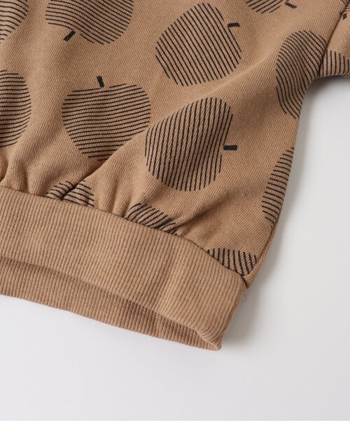 BREEZE（ブリーズ）の「【リンクコーデ可能】総柄トレーナー（スウェット・キッズ・ワインレッド/アイボリー/サックスブルー/キャメル/ブラック・110/140/90/100/130/120/80）」の18枚目の写真