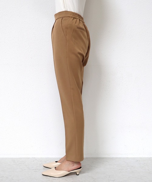 evernavy(エバーネイビー)の「ダブルクロステーパードパンツ(その他パンツ・レディース・ブラック/ブラウン系/ネイビー/チャコールグレー・M/L/S)」の6枚目の写真