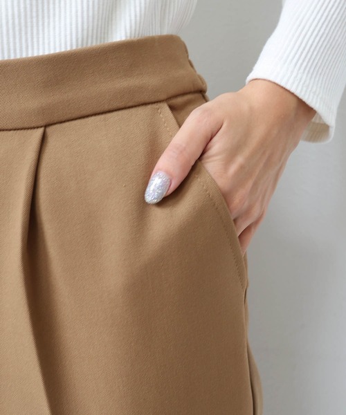 evernavy(エバーネイビー)の「ダブルクロステーパードパンツ(その他パンツ・レディース・ブラック/ブラウン系/ネイビー/チャコールグレー・M/L/S)」の15枚目の写真