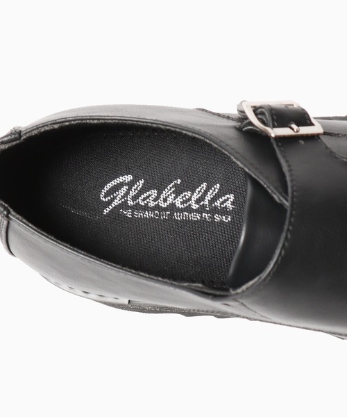glabella（グラベラ）の「glabella/グラベラ  厚底 シャークソール ダブルモンクストラップスーズ（ドレスシューズ・メンズ・ブラック・L/S/M）」の9枚目の写真