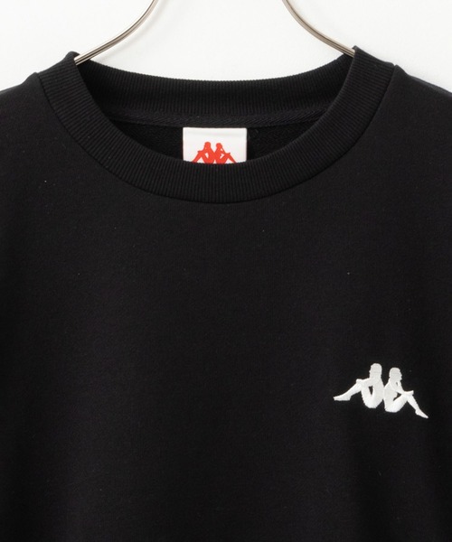 Kappa(カッパ)の「KAPPA ワンポイントロゴスウェット(スウェット・メンズ・グレイッシュベージュ/ネイビー/ブラック・M/L/XL)」の10枚目の写真