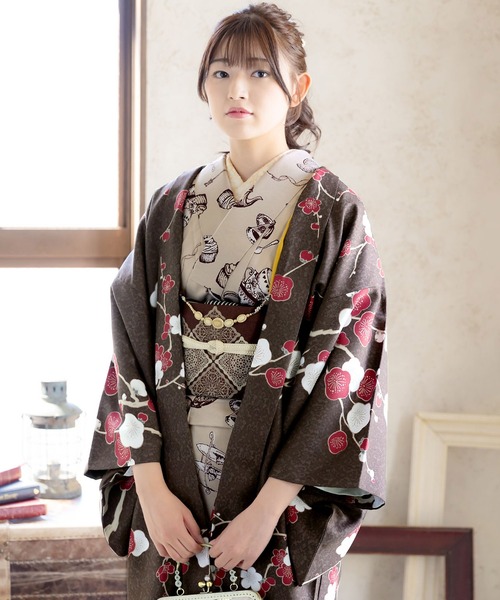 ma-hina 着物単品 訪問着：H222 ジャパンスタイル 若草色 松竹梅| 訪問着レンタル