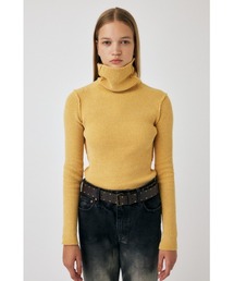 MOUSSY | HI NECK RIB ニット(ニット/セーター)