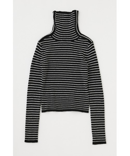 MOUSSY（マウジー）の「HI NECK RIB ニット（ニット/セーター・レディース・ホワイト系その他/イエロー/パープル/ブラック系その他・FREE）」の13枚目の写真
