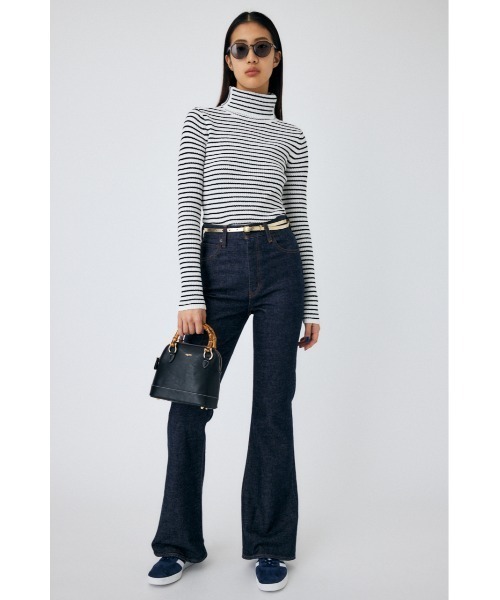 MOUSSY（マウジー）の「HI NECK RIB ニット（ニット/セーター・レディース・ホワイト系その他/イエロー/パープル/ブラック系その他・FREE）」の16枚目の写真