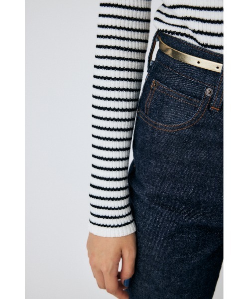 MOUSSY（マウジー）の「HI NECK RIB ニット（ニット/セーター・レディース・ホワイト系その他/イエロー/パープル/ブラック系その他・FREE）」の22枚目の写真