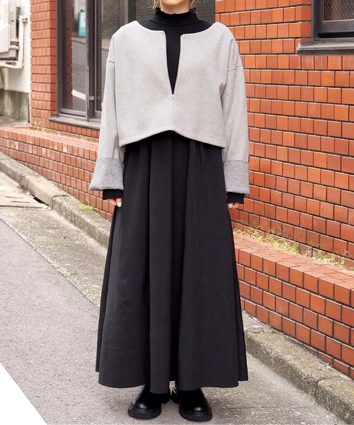 セール】【アンサンブル/2024AW新色登場】カットメルトンプルオーバー