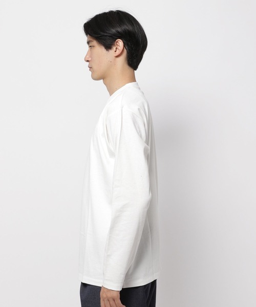 NUMERALS（ヌメラルズ）の「[NUMERALS]リアルレイヤードTシャツ（Tシャツ/カットソー・メンズ・ベージュ/ブラック・LARGE/MEDIUM）」の15枚目の写真