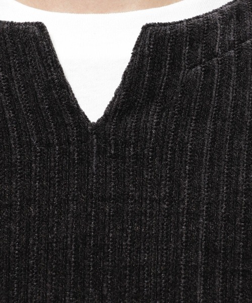 NUMERALS（ヌメラルズ）の「[NUMERALS]リアルレイヤードTシャツ（Tシャツ/カットソー・メンズ・ベージュ/ブラック・LARGE/MEDIUM）」の17枚目の写真