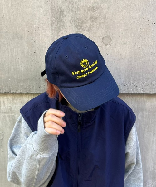 CIAOPANIC TYPY（チャオパニックティピー）の「【ユニセックス】アソートロゴキャップ（キャップ・メンズ・チャコールグレー/ブラック/レッド/オフホワイト/ブルー/ネイビー・ONE SIZE）」の9枚目の写真