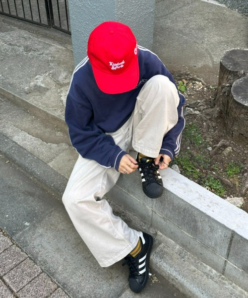 CIAOPANIC TYPY（チャオパニックティピー）の「【ユニセックス】アソートロゴキャップ（キャップ・メンズ・チャコールグレー/ブラック/レッド/オフホワイト/ブルー/ネイビー・ONE SIZE）」の14枚目の写真