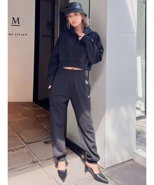 GYDA(ジェイダ)の「GYDA×NEWERA スウェット パンツ(スウェットパンツ・レディース・アイボリー/ブラック・FREE)」の12枚目の写真