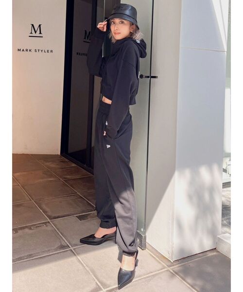 GYDA(ジェイダ)の「GYDA×NEWERA スウェット パンツ(スウェットパンツ・レディース・アイボリー/ブラック・FREE)」の14枚目の写真