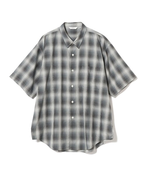 BEAMS（ビームス）の「BEAMS / オンブレチェック イージー シャツ（シャツ/ブラウス・メンズ・ブラウン/グレー・L/M/S/XL）」の12枚目の写真
