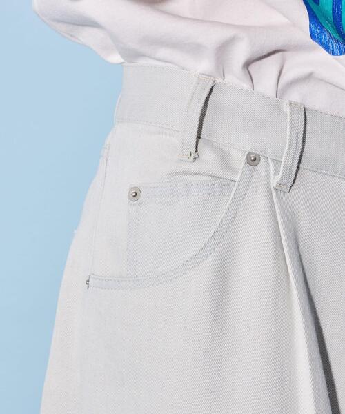 CITEN（シテン）の「＜CITEN＞エクストラ ワイドレッグ ジーンズ ホワイト（デニムパンツ・メンズ・ホワイト・S/M/L）」の12枚目の写真