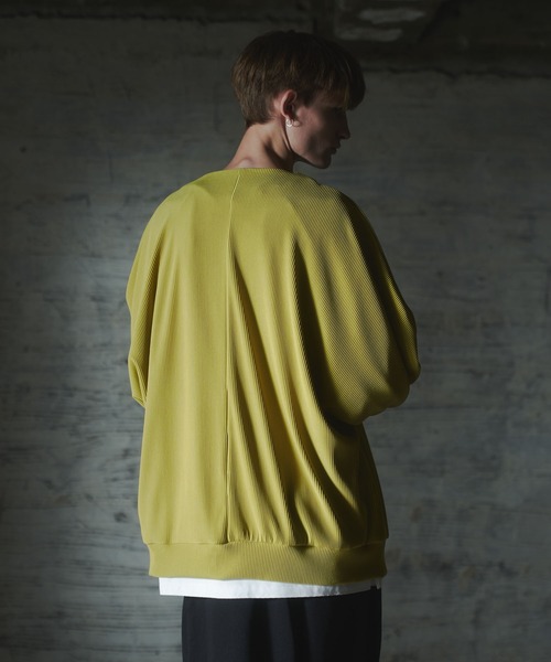 DOOPZ（ドープス）の「Dolman Pleat Cardigan - ドルマンプリーツカーディガン（カーディガン/ボレロ・メンズ・オリーブ/イエロー・LARGE/MEDIUM/SMALL）」の22枚目の写真