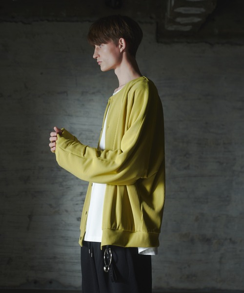 DOOPZ（ドープス）の「Dolman Pleat Cardigan - ドルマンプリーツカーディガン（カーディガン/ボレロ・メンズ・オリーブ/イエロー・LARGE/MEDIUM/SMALL）」の21枚目の写真