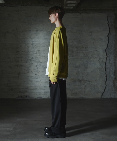 DOOPZ（ドープス）の「Dolman Pleat Cardigan - ドルマンプリーツカーディガン（カーディガン/ボレロ・メンズ・オリーブ/イエロー・LARGE/MEDIUM/SMALL）」の15枚目の写真